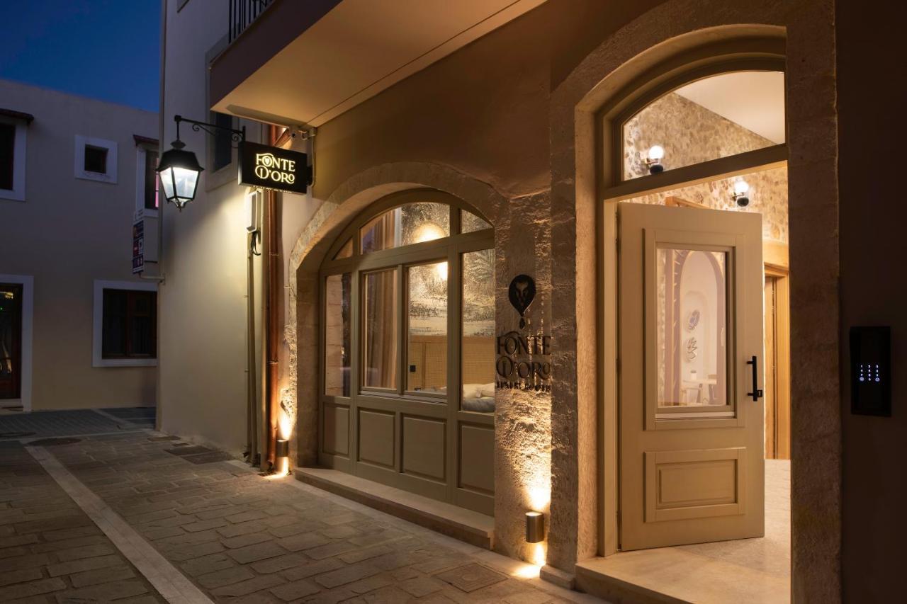 העיירה רתימנו Fonte D'Oro Luxury Rooms (Adults Only) מראה חיצוני תמונה